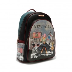 MOCHILA GRANDE NICOLE LEE NEW YORK, USB - PORTATIL 2