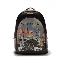 MOCHILA GRANDE NICOLE LEE NEW YORK, USB - PORTATIL