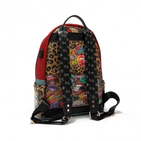 MOCHILA GRANDE NICOLE LEE ALL MOTION, USB - PORTATIL