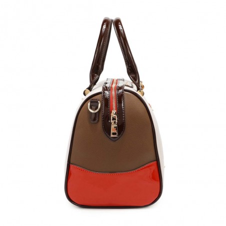 BOLSO NICOLE LEE TOGETHER WE STAND DOBLE ASA Estilo Boston