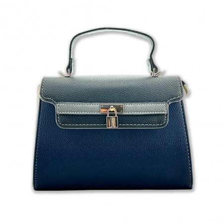 BOLSO PEQUEÑO TRES MARIPOSAS  TRICOLOR Estilo Boston