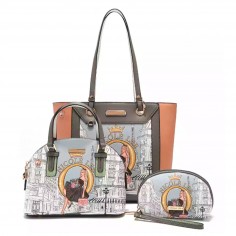BOLSO NICOLE LEE  (Set 3 piezas) Dreaming the city