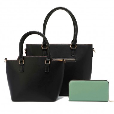 SET BOLSOS 3 PIEZAS NIKKY By Nicole Lee (Bolso...