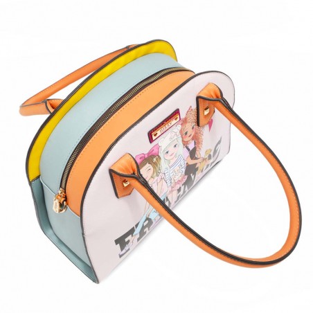 SET BOLSOS 3 PIEZAS NIKKY By Nicole Lee "Best Friends" (Bolso Domo- Bandolera - Neceser)