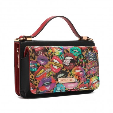 BANDOLERA CON CARTERA NICOLE LEE   Colección:...