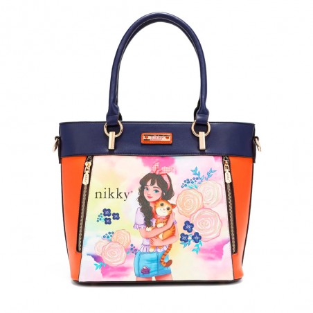 SET BOLSOS 3 PIEZAS NIKKY By Nicole Lee (Bolso Tote - Bandolera - Billetera)