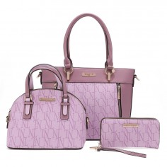 BOLSO (Set 3 piezas) NICOLE LEE Classic Colour Púrpura