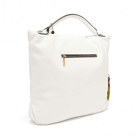 BOLSO NICOLE LEE  - ESTILO TOTE - BLANCO